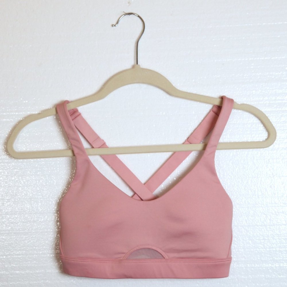 Victoria Sport Bra Body Wick Light Dusty Rose Pink xs